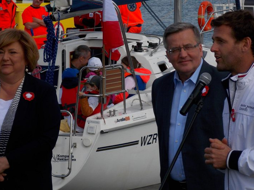 Zegrze Płd: Piknik WOPR - gość specjalny Prezydent Komorowski