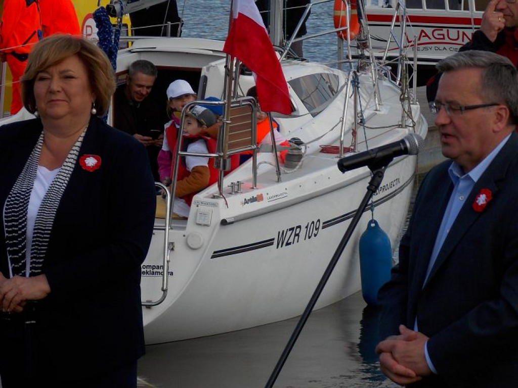 Zegrze Płd: Piknik WOPR - gość specjalny Prezydent Komorowski
