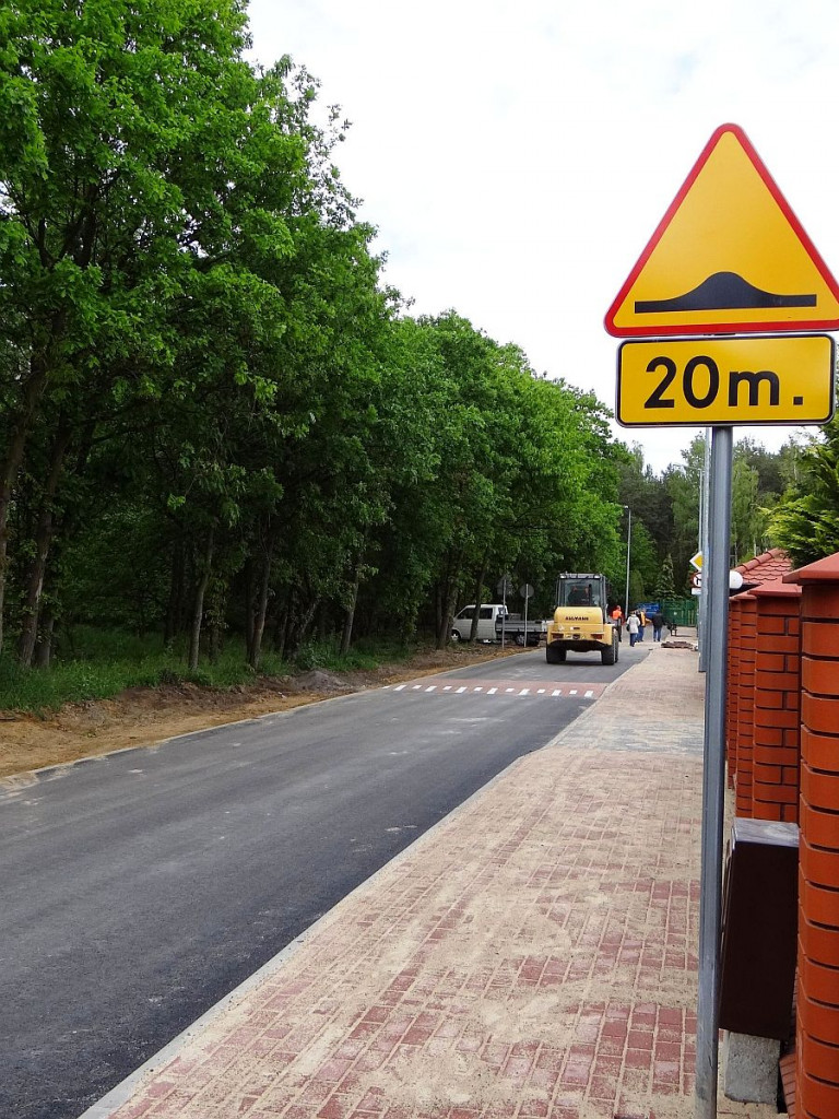 Jabłonna: Remont ul. Przylesie już zakończony. Jest bezpieczniej