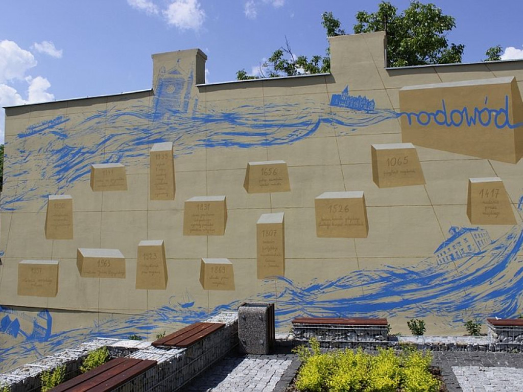 Serock: Nowy mural przy ul. św. Wojciecha