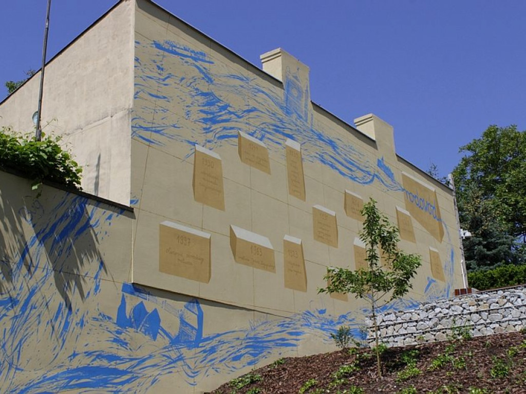 Serock: Nowy mural przy ul. św. Wojciecha