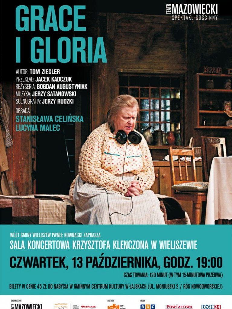 Celińska i Malec jako Grace i Gloria w sali im. Krzysztofa Klenczona