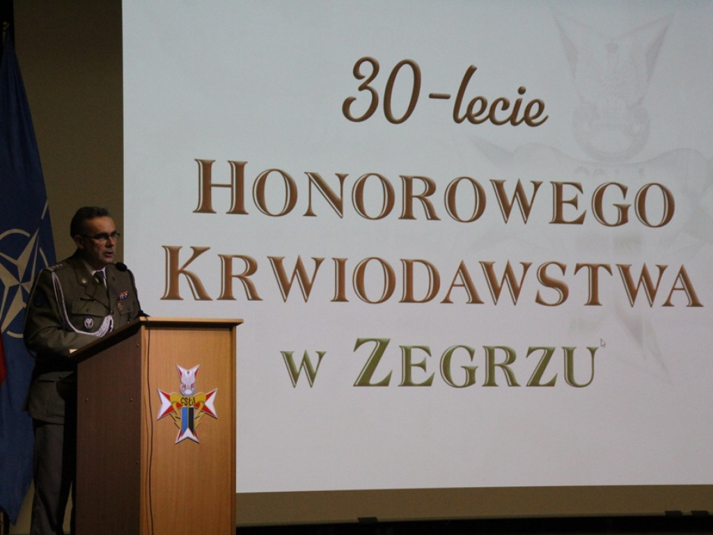 Zegrze: 30-lecie Honorowego Krwiodawstwa w Centrum Szkolenia Łączności i Informatyki
