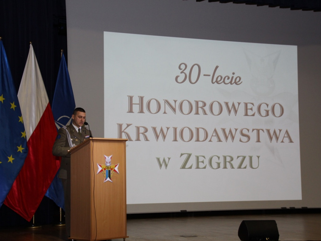 Zegrze: 30-lecie Honorowego Krwiodawstwa w Centrum Szkolenia Łączności i Informatyki