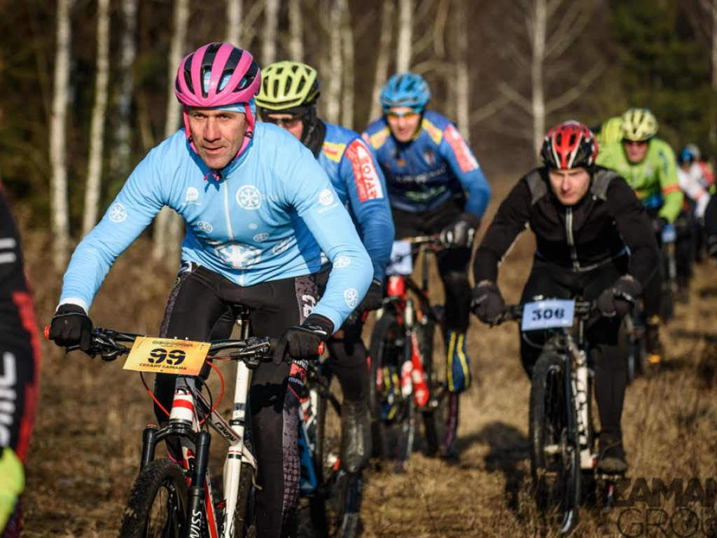Jabłonna: Taniec na lodzie, czyli start Northtec MTB Zimą (galeria)