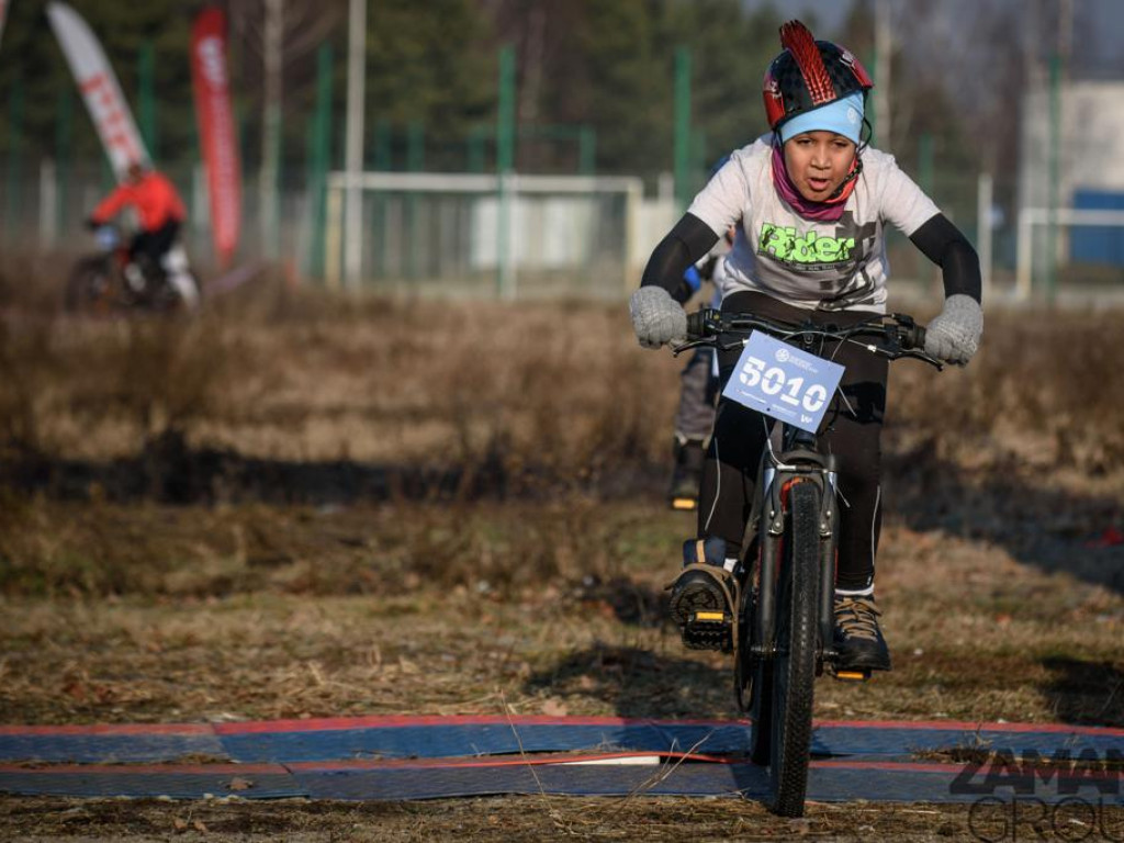 Jabłonna: Taniec na lodzie, czyli start Northtec MTB Zimą (galeria)