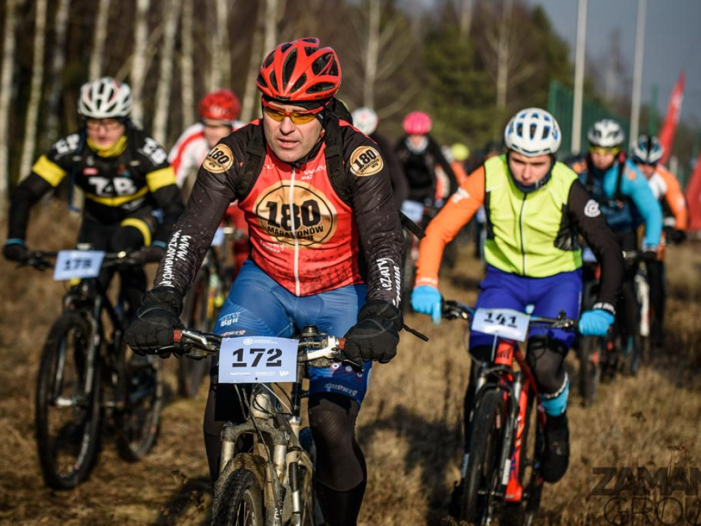 Jabłonna: Taniec na lodzie, czyli start Northtec MTB Zimą (galeria)