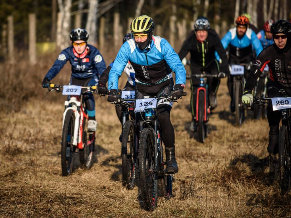 Jabłonna: Taniec na lodzie, czyli start Northtec MTB Zimą (galeria)