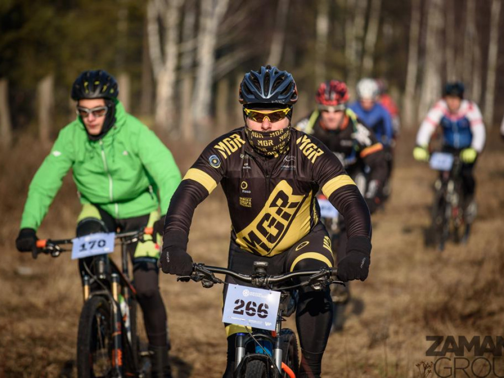 Jabłonna: Taniec na lodzie, czyli start Northtec MTB Zimą (galeria)