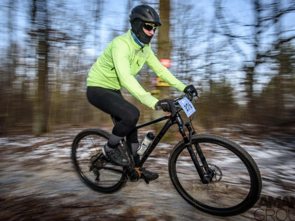 Jabłonna: Taniec na lodzie, czyli start Northtec MTB Zimą (galeria)