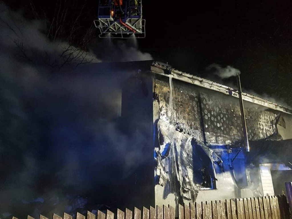 Janówek Drugi: Pożar domu jednorodzinnego