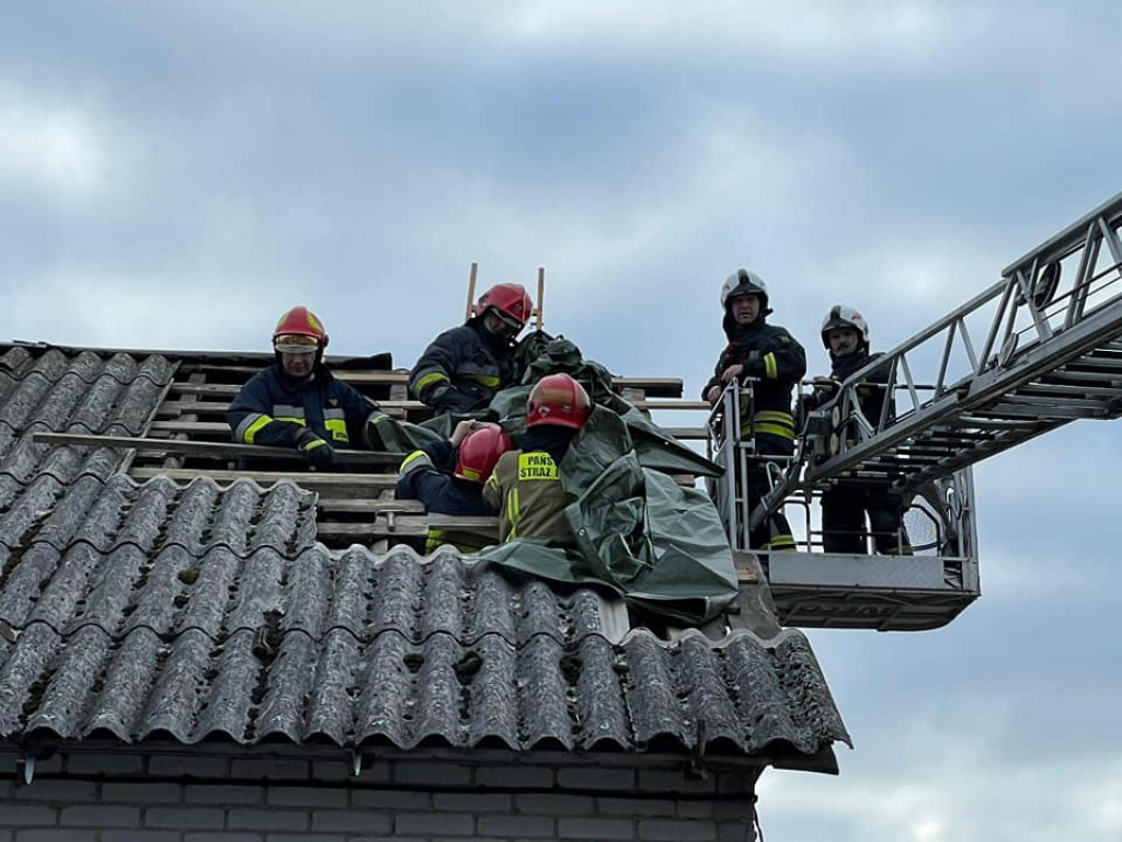 Bilans huraganu. Setki interwencji strażaków