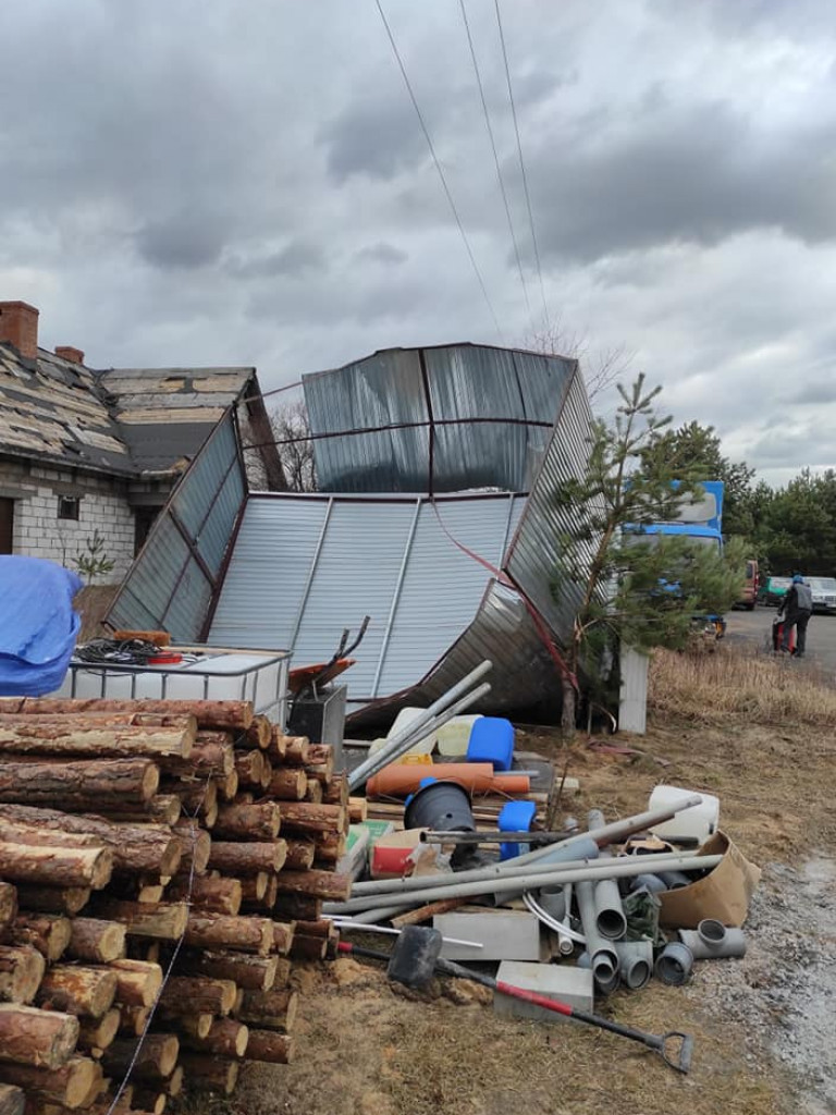 Bilans huraganu. Setki interwencji strażaków