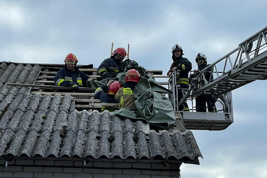 Bilans huraganu. Setki interwencji strażaków
