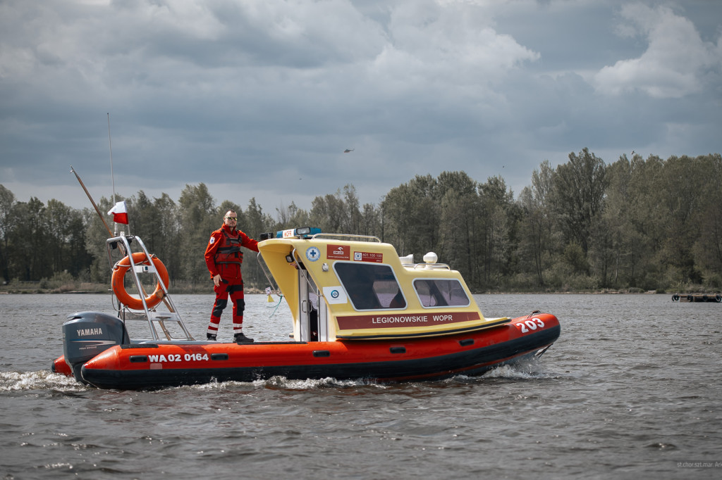 Manewry wojskowe na Zalewie Zegrzyńskim