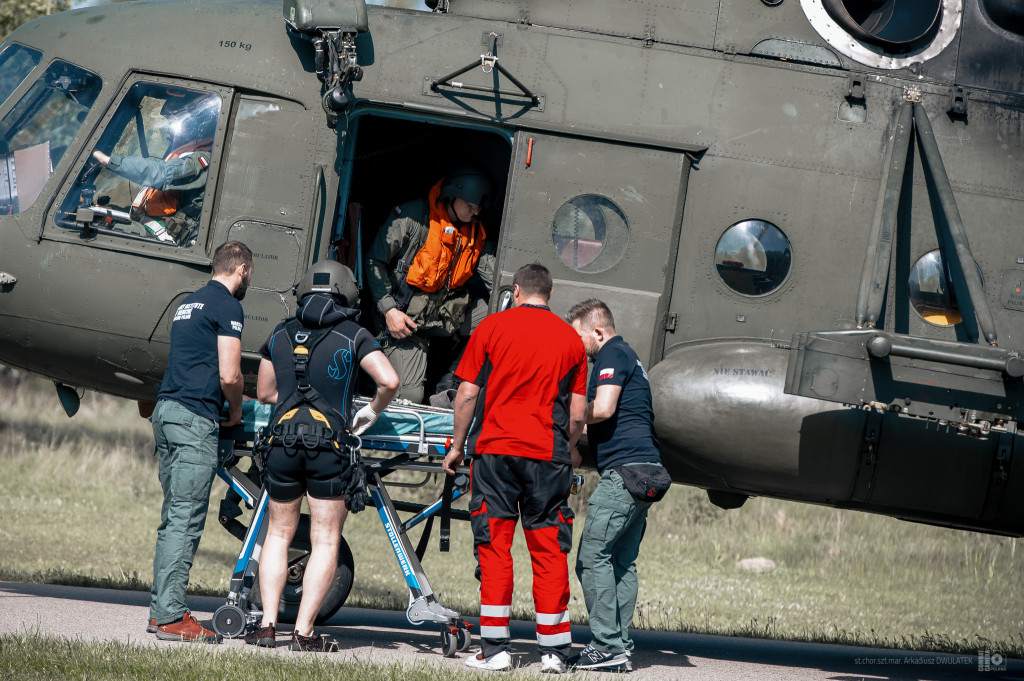 Manewry wojskowe na Zalewie Zegrzyńskim