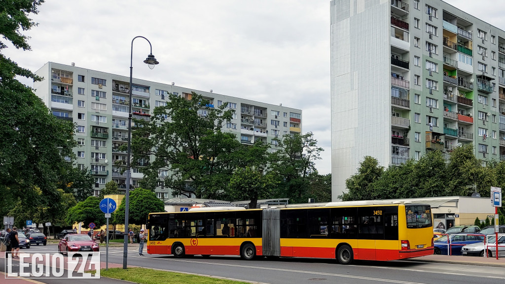 Blokował ruch uliczny na Sowińskiego w Legionowie