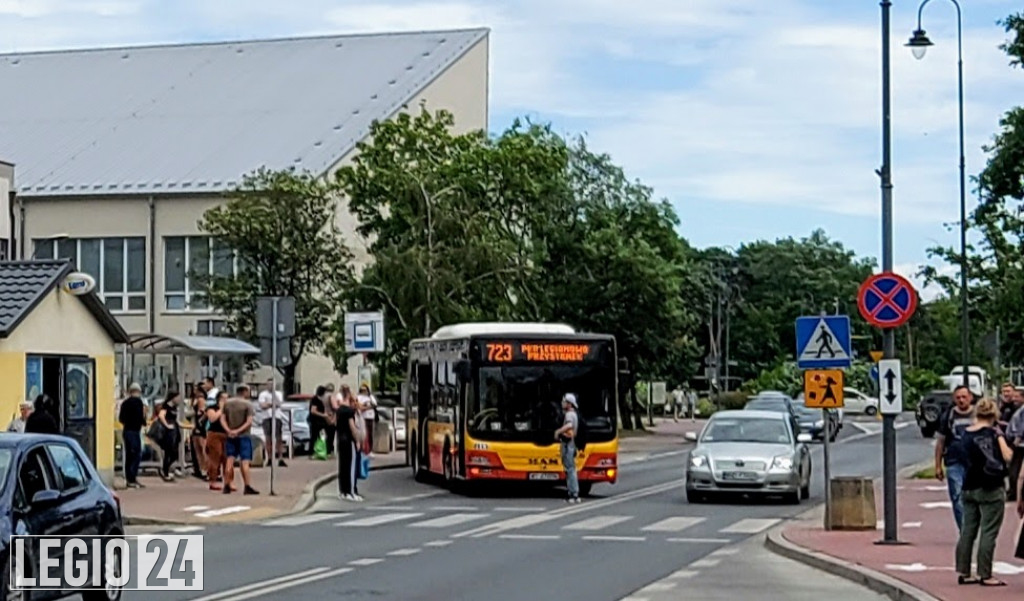 Blokował ruch uliczny na Sowińskiego w Legionowie