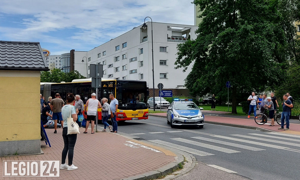 Blokował ruch uliczny na Sowińskiego w Legionowie