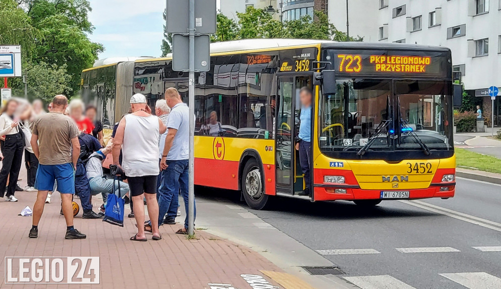 Blokował ruch uliczny na Sowińskiego w Legionowie