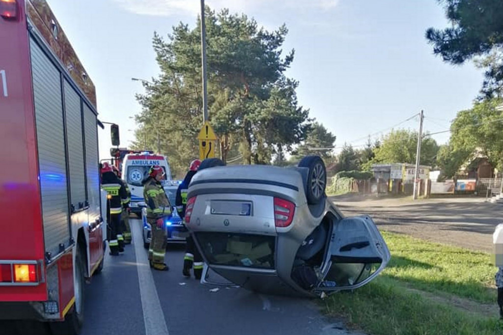 Wypadek na Zegrzyńskiej w Nieporęcie