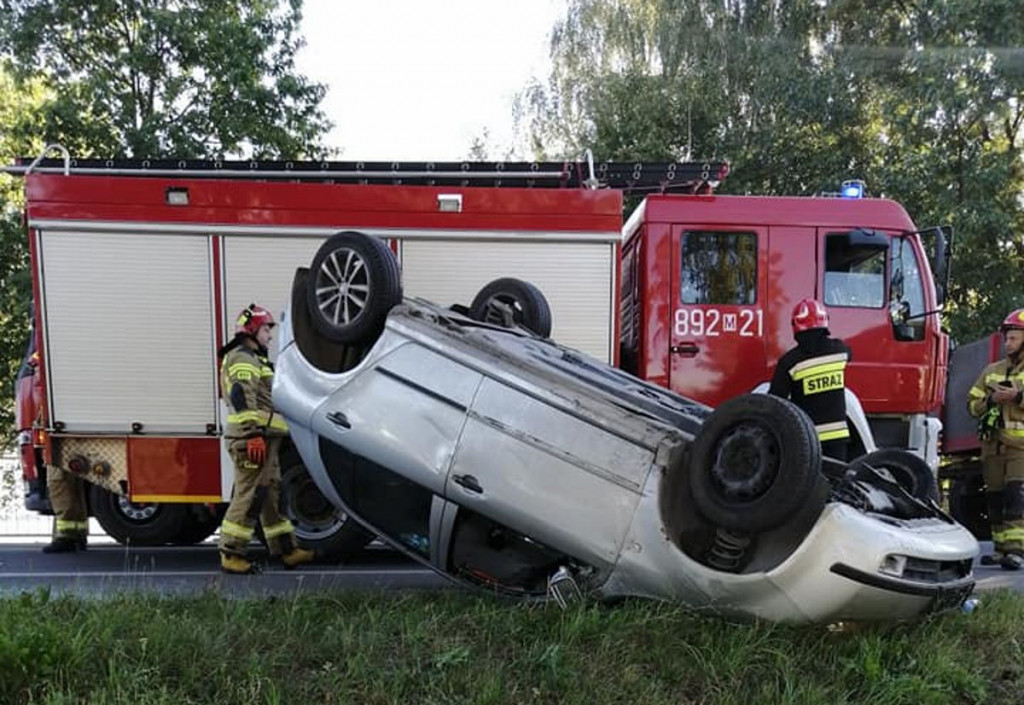 Wypadek na Zegrzyńskiej w Nieporęcie