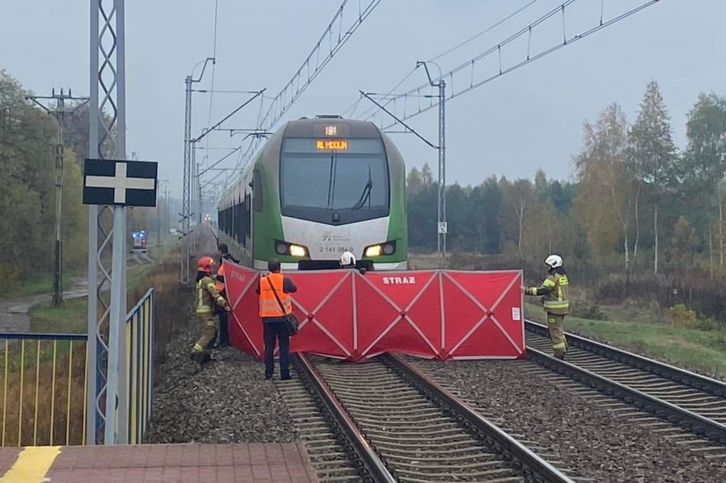 Śmiertelne potrącenie na torach w Janówku I