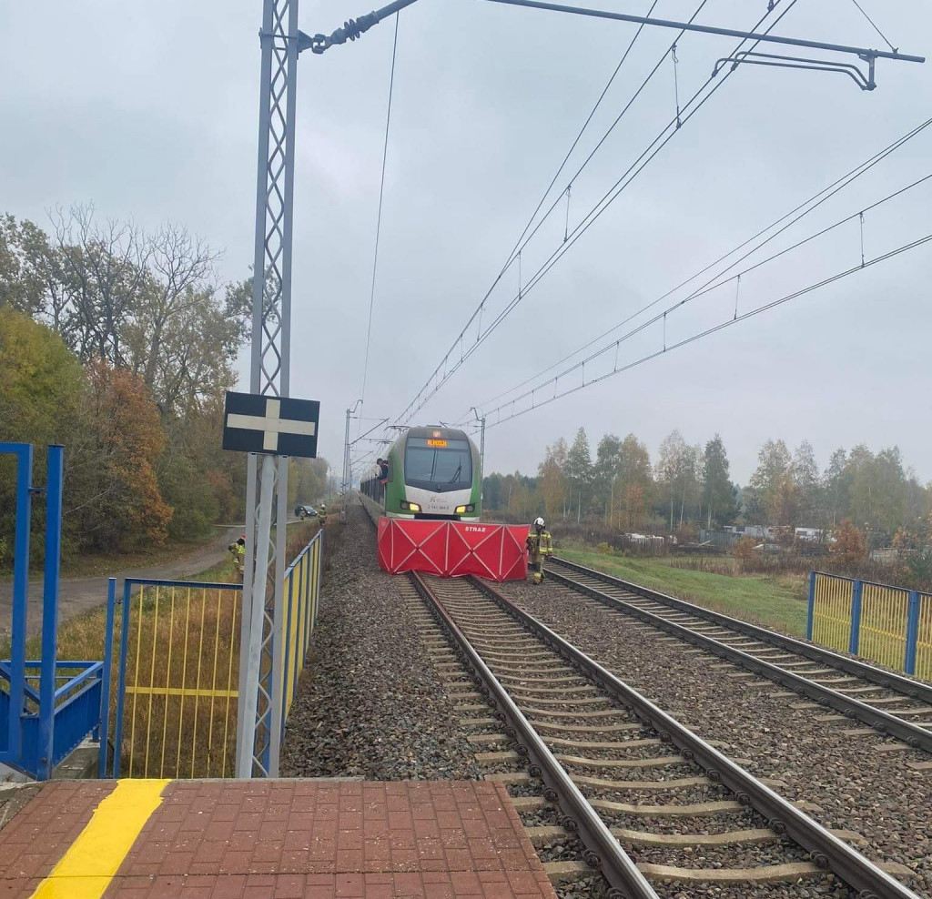Śmiertelne potrącenie na torach w Janówku I