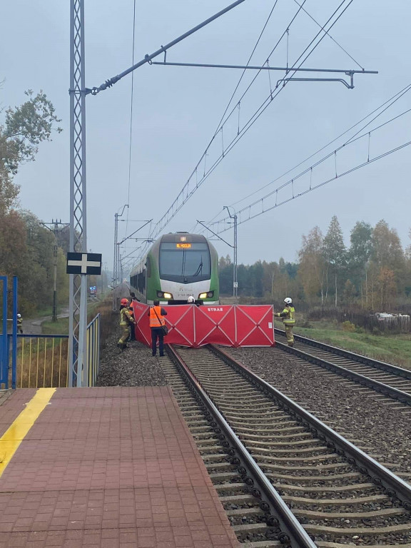Śmiertelne potrącenie na torach w Janówku I