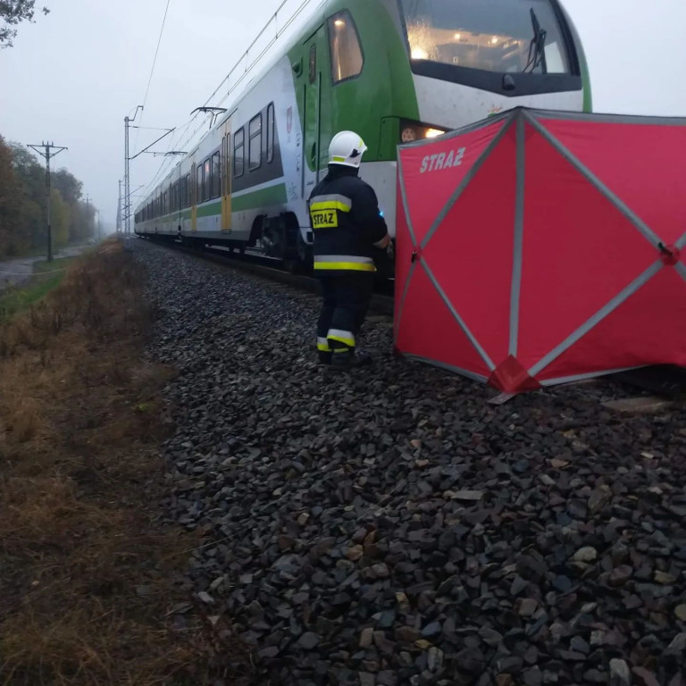 Śmiertelne potrącenie na torach w Janówku I