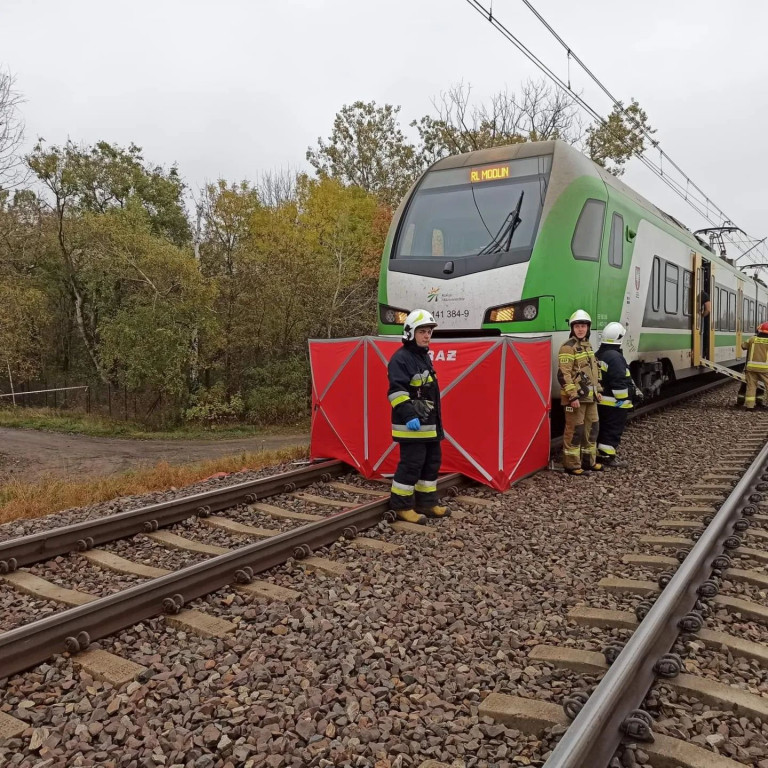 Śmiertelne potrącenie na torach w Janówku I