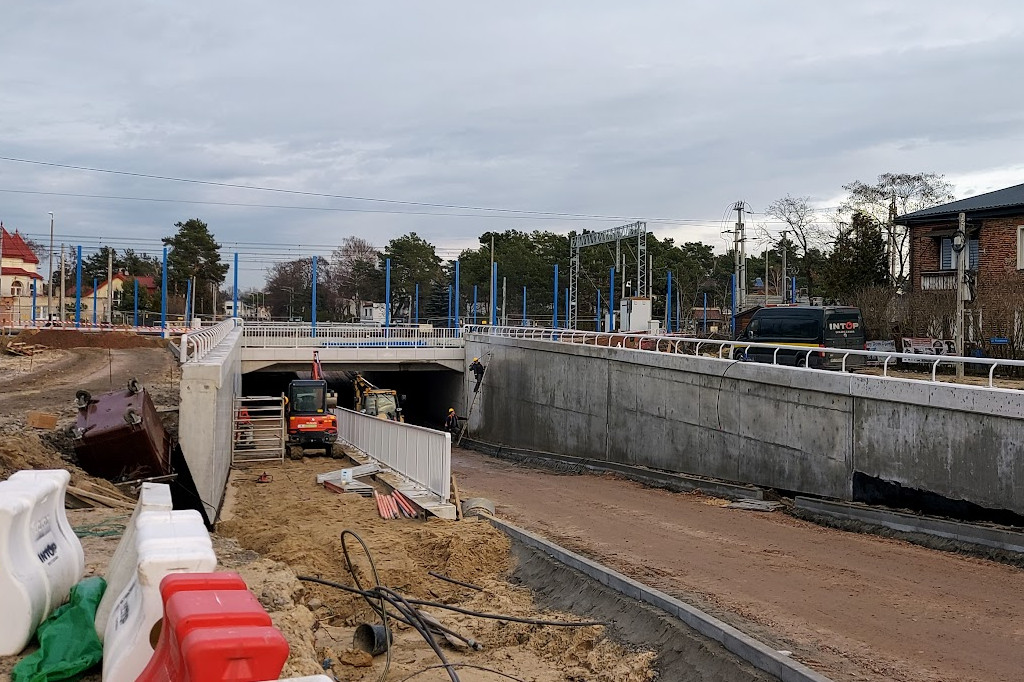 Legionowo: Tunel Kwiatowa - Polna na ukończeniu