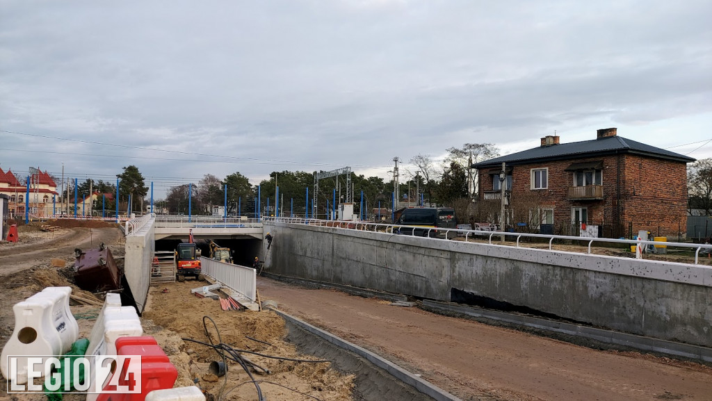 Legionowo: Tunel Kwiatowa - Polna na ukończeniu