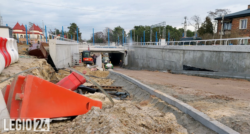 Legionowo: Tunel Kwiatowa - Polna na ukończeniu