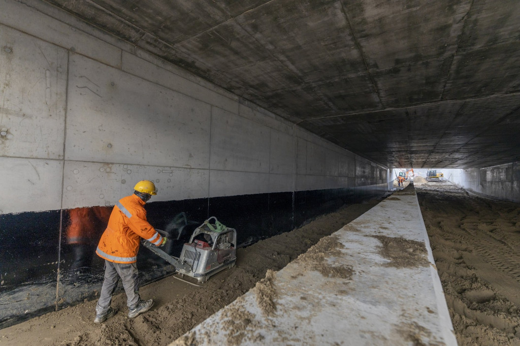 Legionowo: Tunel Kwiatowa - Polna na ukończeniu