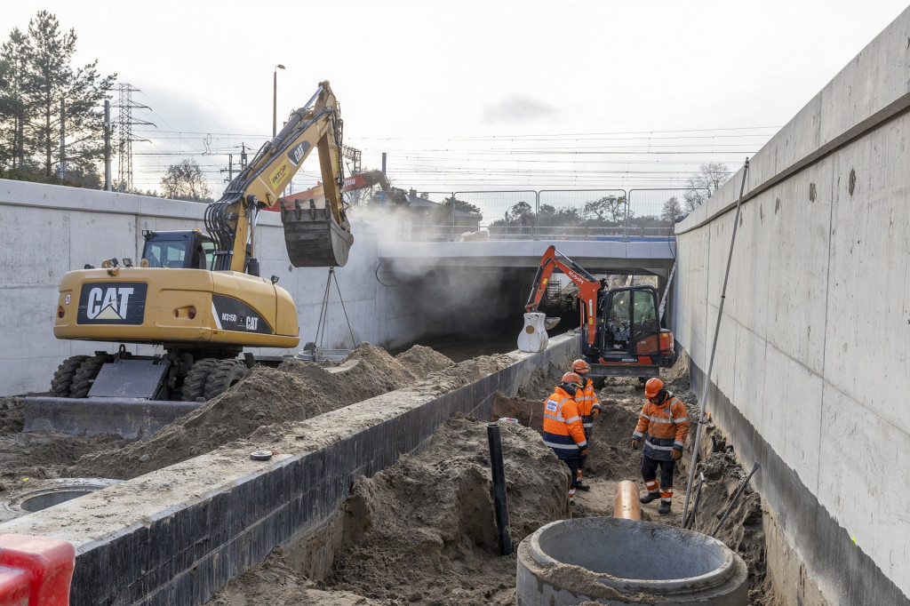 Legionowo: Tunel Kwiatowa - Polna na ukończeniu