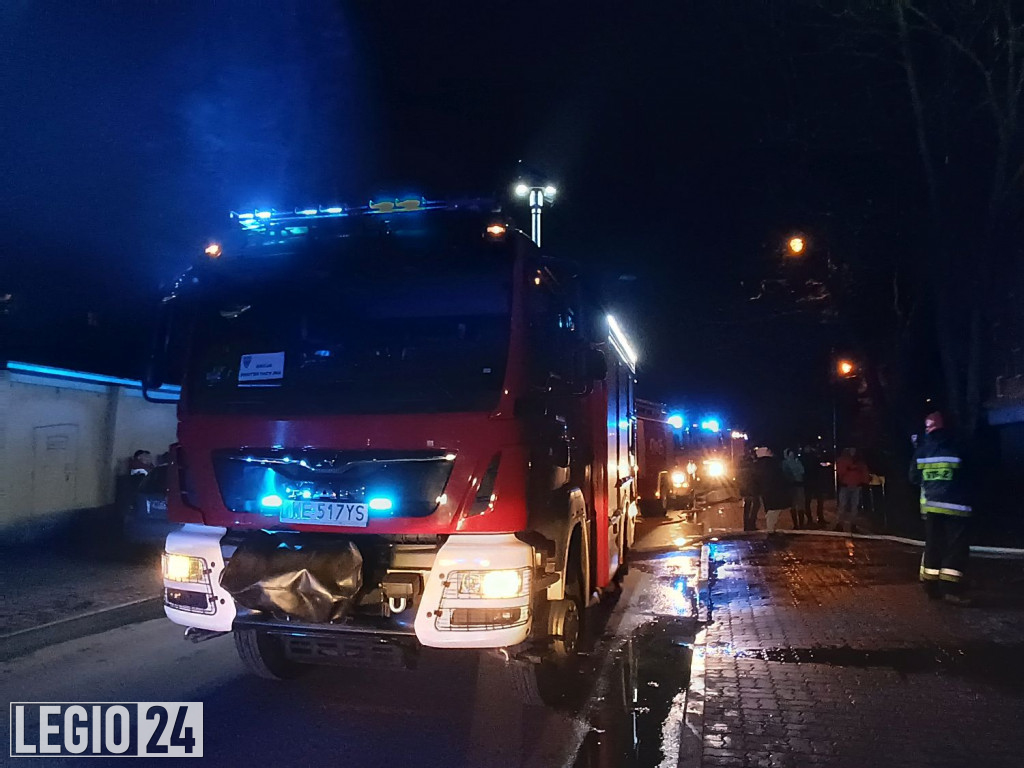 Pożar w bloku przy 3-go Maja w Legionowie
