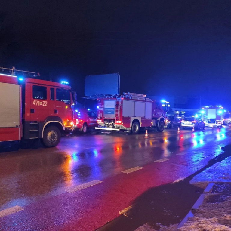 Zderzenie dwóch fordów w Jabłonnie