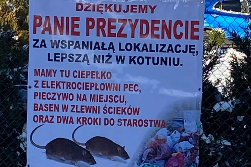 Śmieci przy Sikorskiego. Tak protestują mieszkańcy