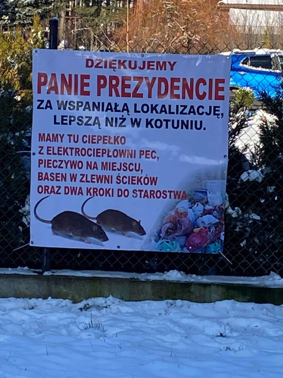 Śmieci przy Sikorskiego. Tak protestują mieszkańcy