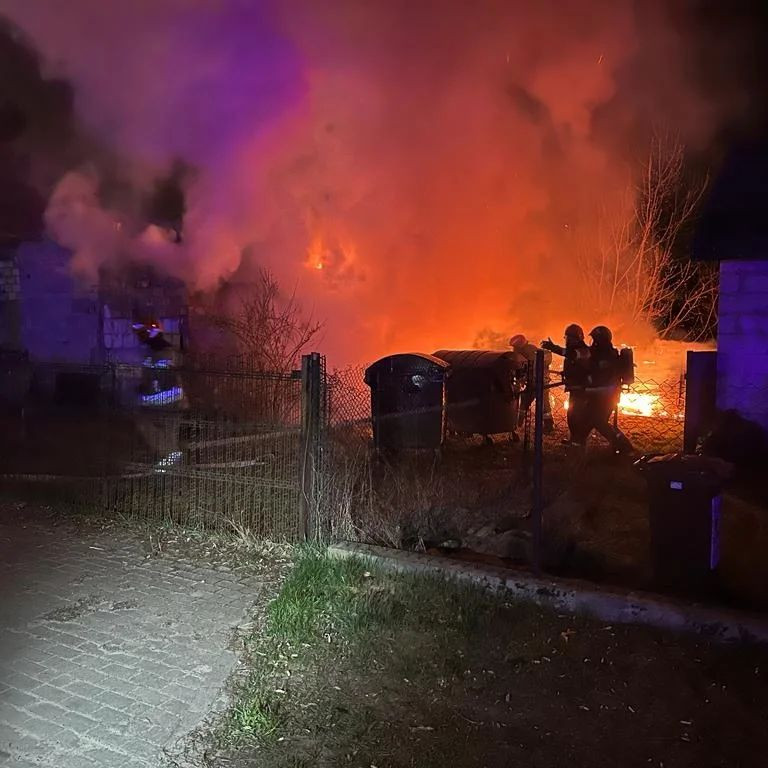 Legionowo: Pożar domu przy Suwalnej
