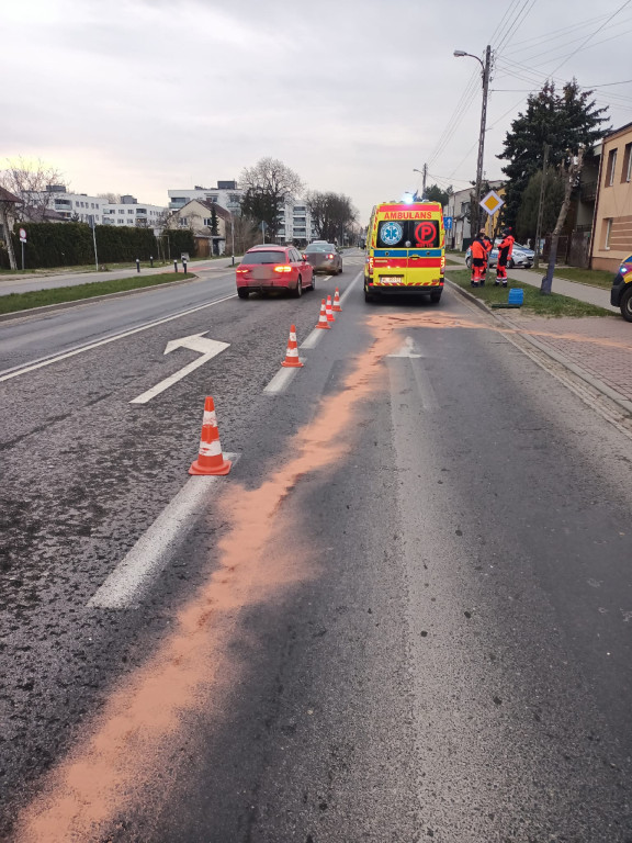 19-letni motocyklista doprowadził do kolizji