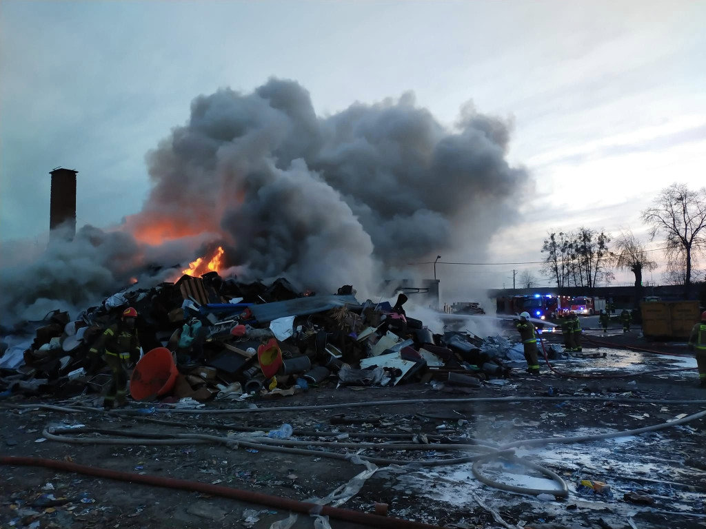 Nowy Modlin: Płonęło składowisko odpadów!