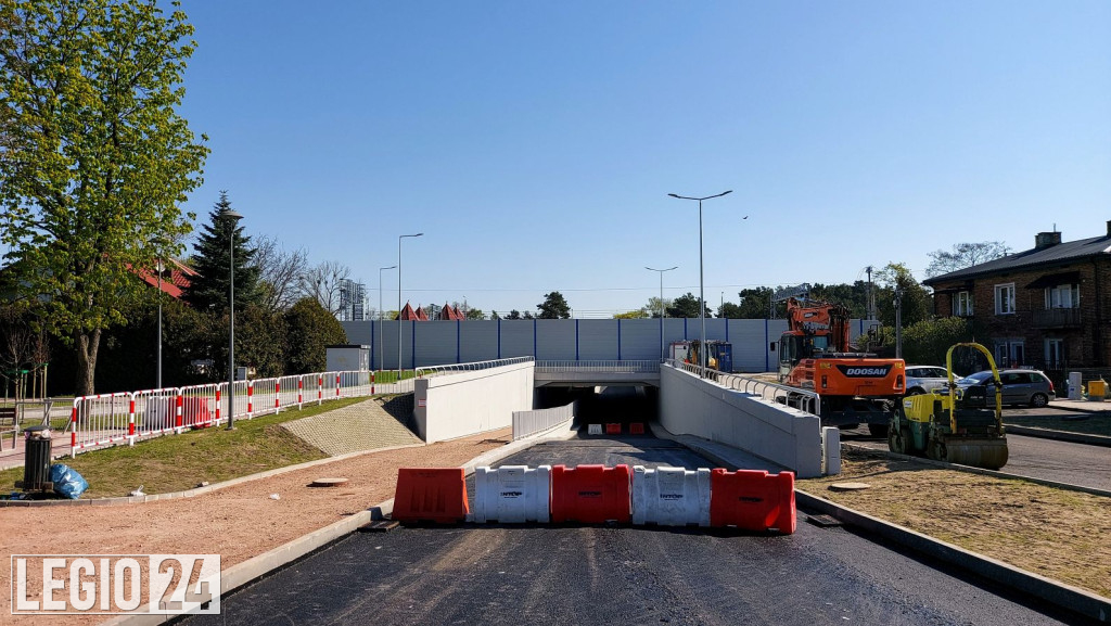 Tunel na Bukowcu w Legionowie. Kiedy otwarcie?