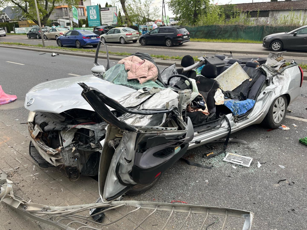 Zegrze Południowe: Poważny wypadek na DK61