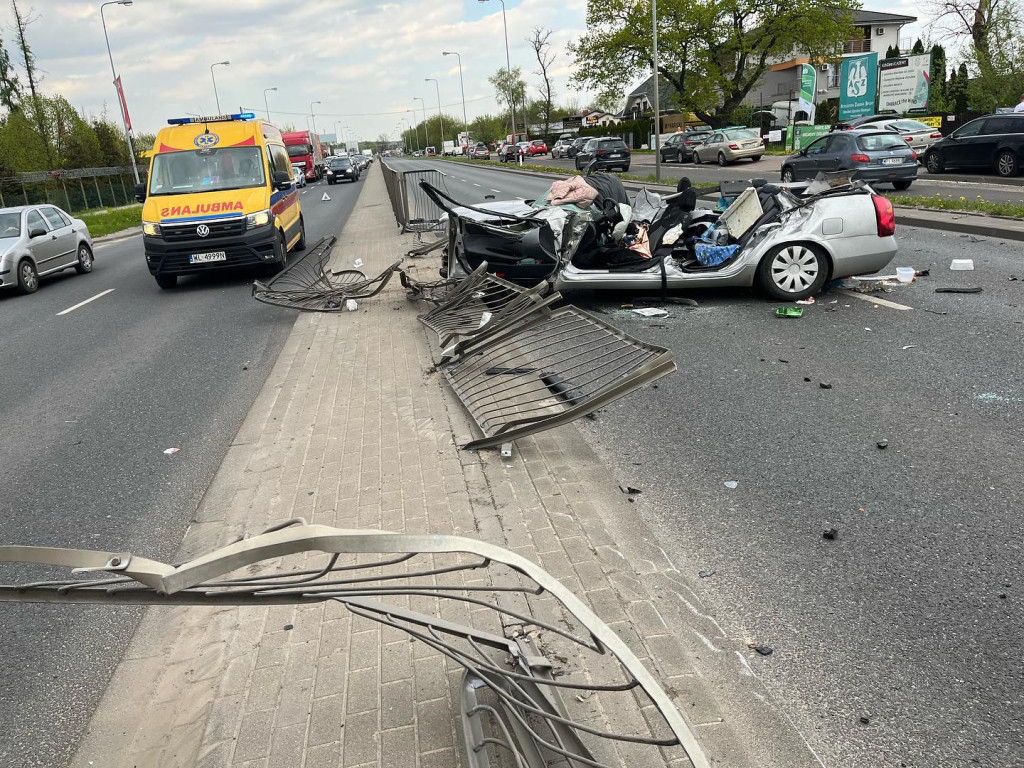 Zegrze Południowe: Poważny wypadek na DK61