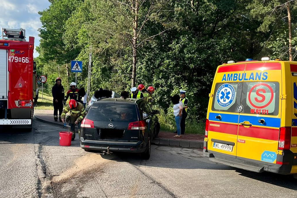 Gmina Wieliszew: Kolizja na DW 632 w Skrzeszewie