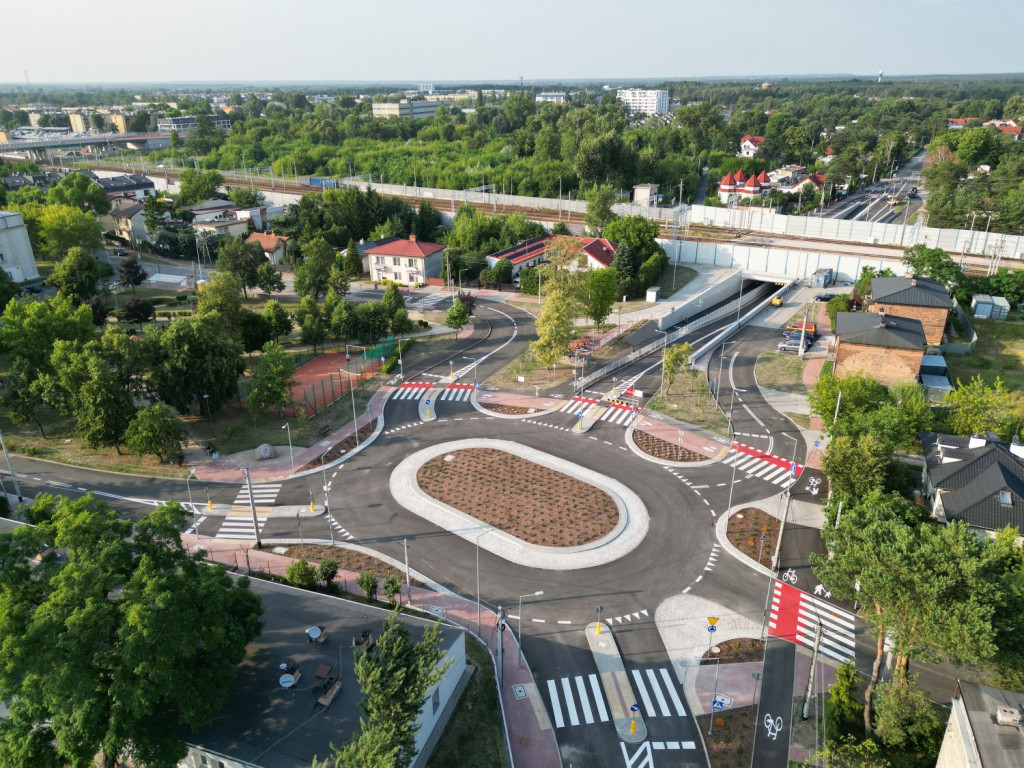 Tunel na Bukowcu w Legionowie. Zdjęcia z drona