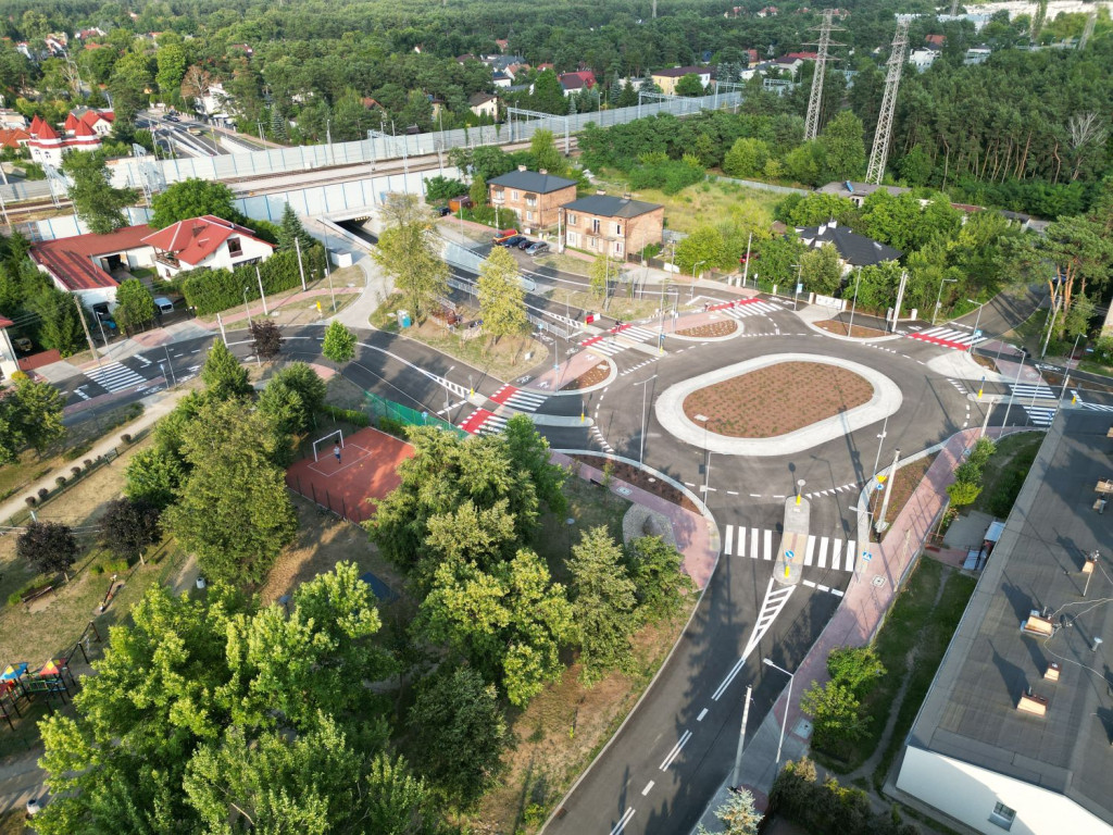 Tunel na Bukowcu w Legionowie. Zdjęcia z drona