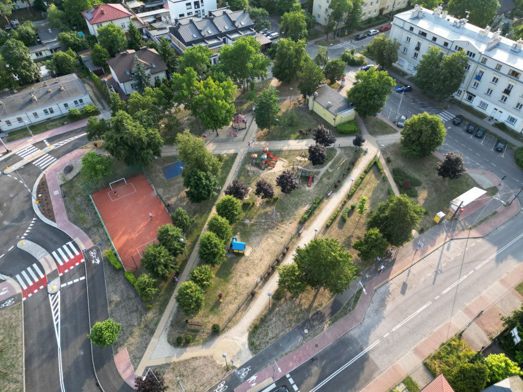 Tunel na Bukowcu w Legionowie. Zdjęcia z drona